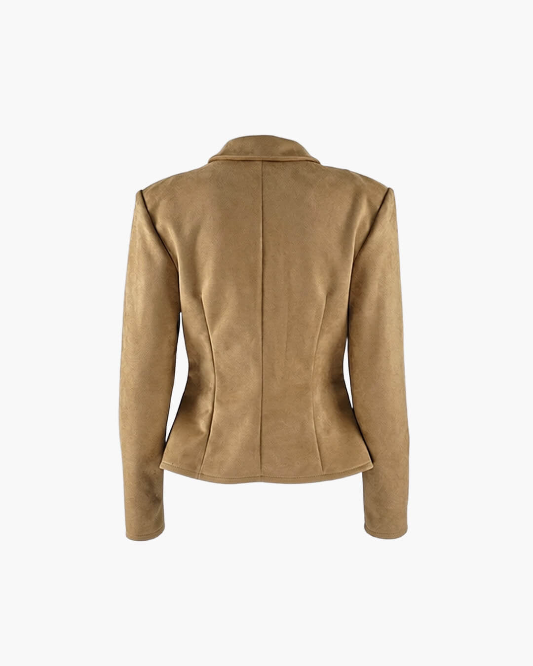 Serena Tailored Faux Suede Zip Jacket