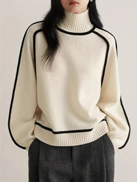 Sienna Sculpted Knit High Neck Sweater