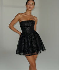 Solene Sparkle Corset Mini Dress