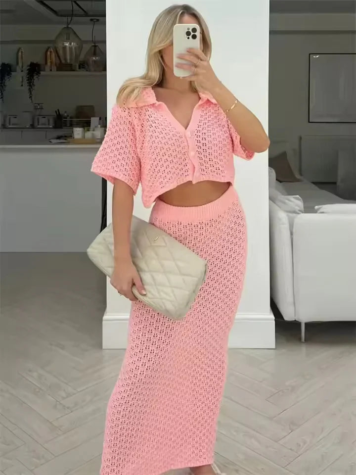 Sorella Lace Formal Blazer Two Piece Pants Set