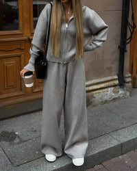 Sorella Wide-Leg Knit Two-Piece