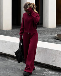 Sorella Wide-Leg Knit Two-Piece