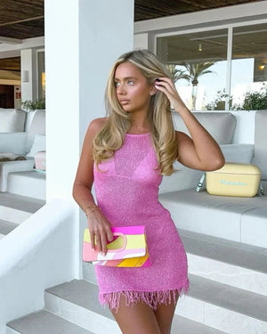 Lumi Shimmer Mini Dress