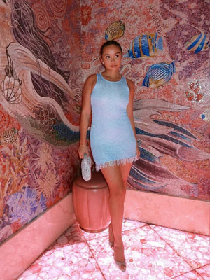 Lumi Shimmer Mini Dress