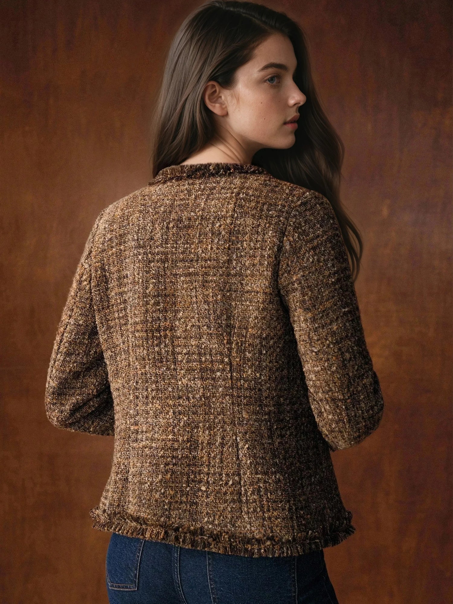Arwyn Classic Tailored Tweed Coat
