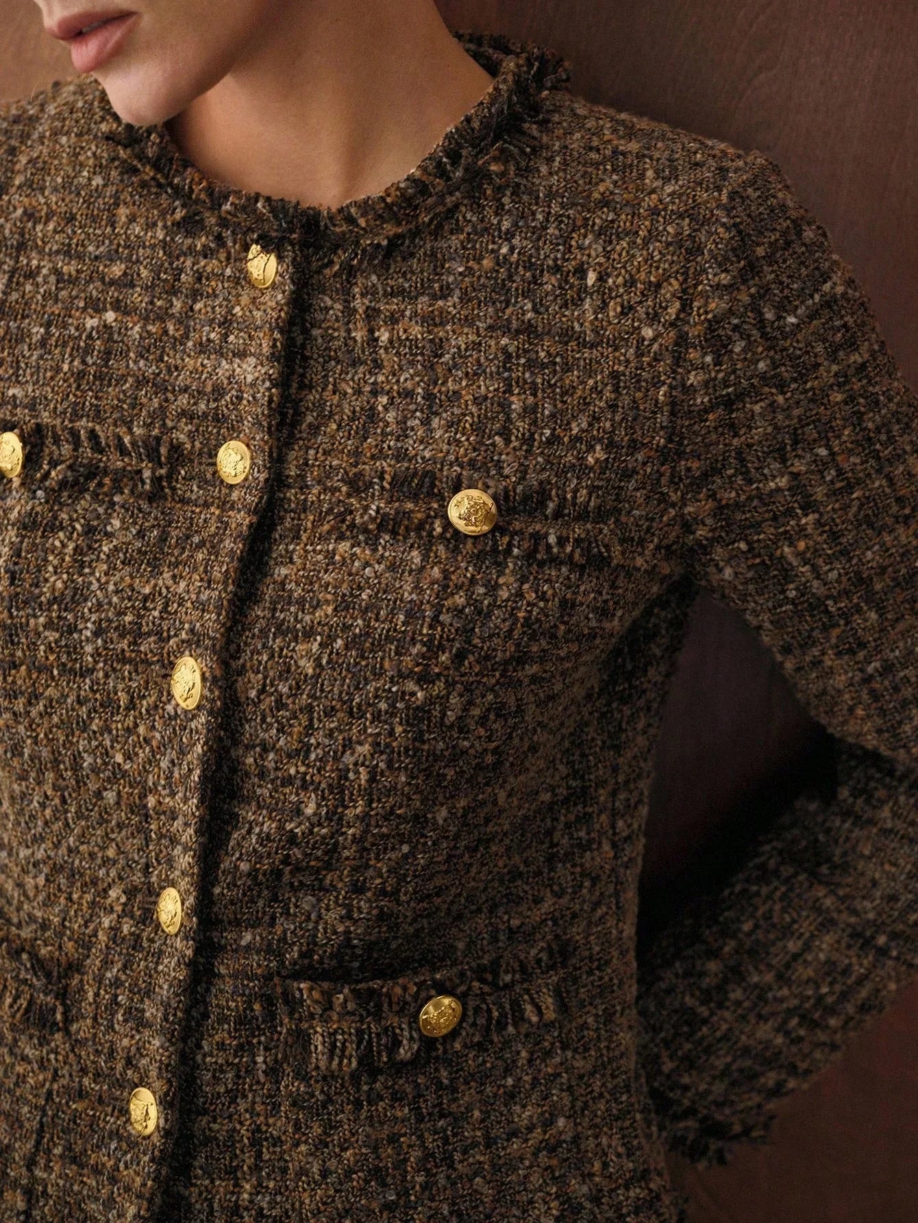 Arwyn Classic Tailored Tweed Coat