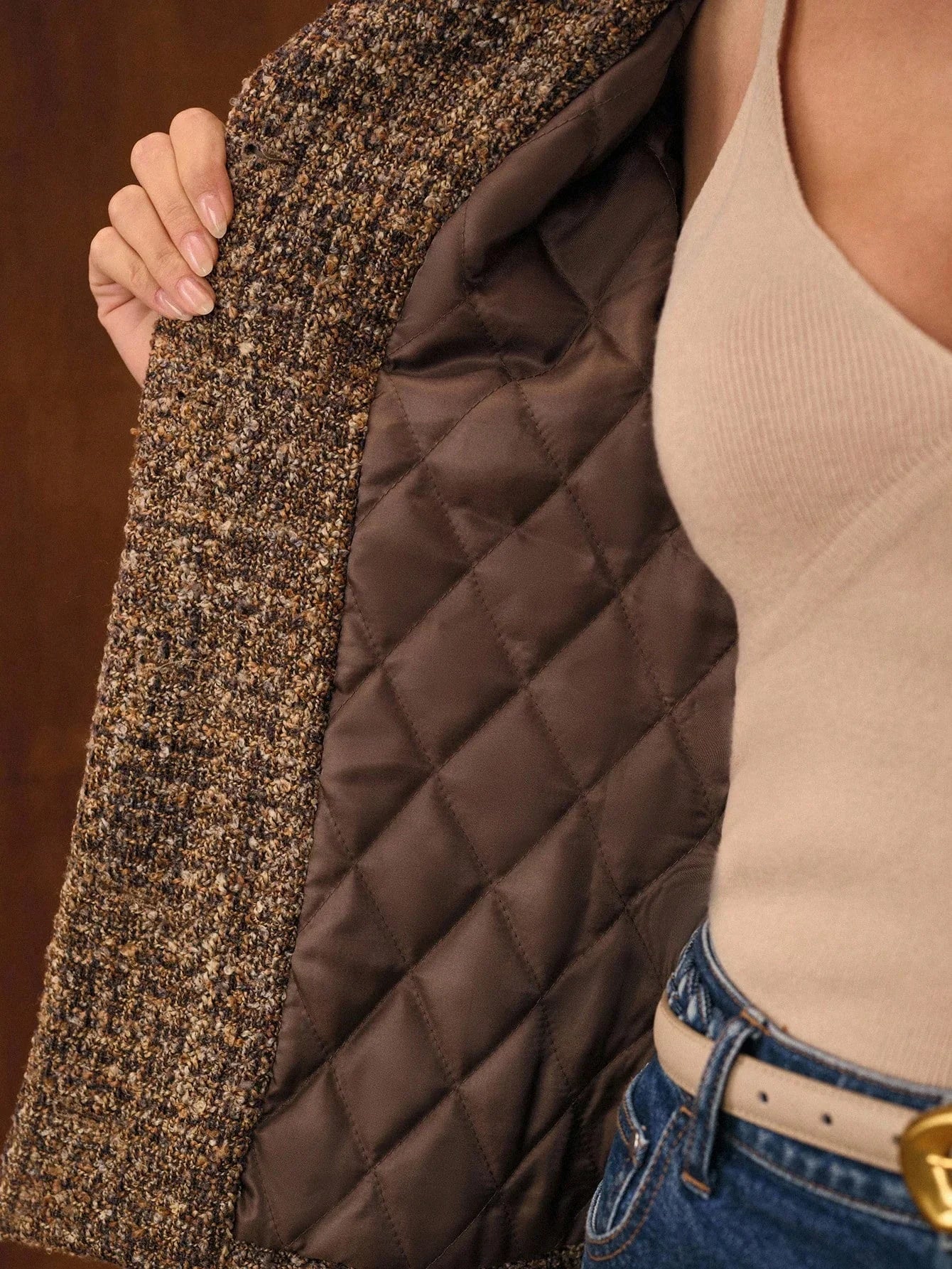 Arwyn Classic Tailored Tweed Coat