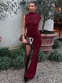 Valencia Draped Statement Mini Dress
