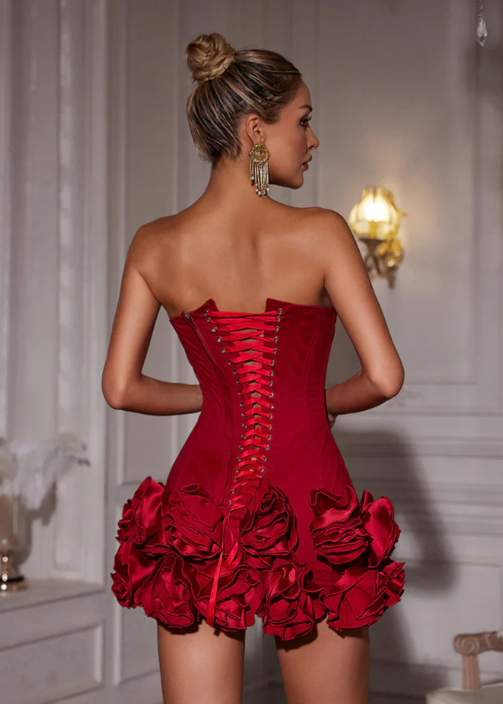 Valerisse Corset Party Mini Dress Set