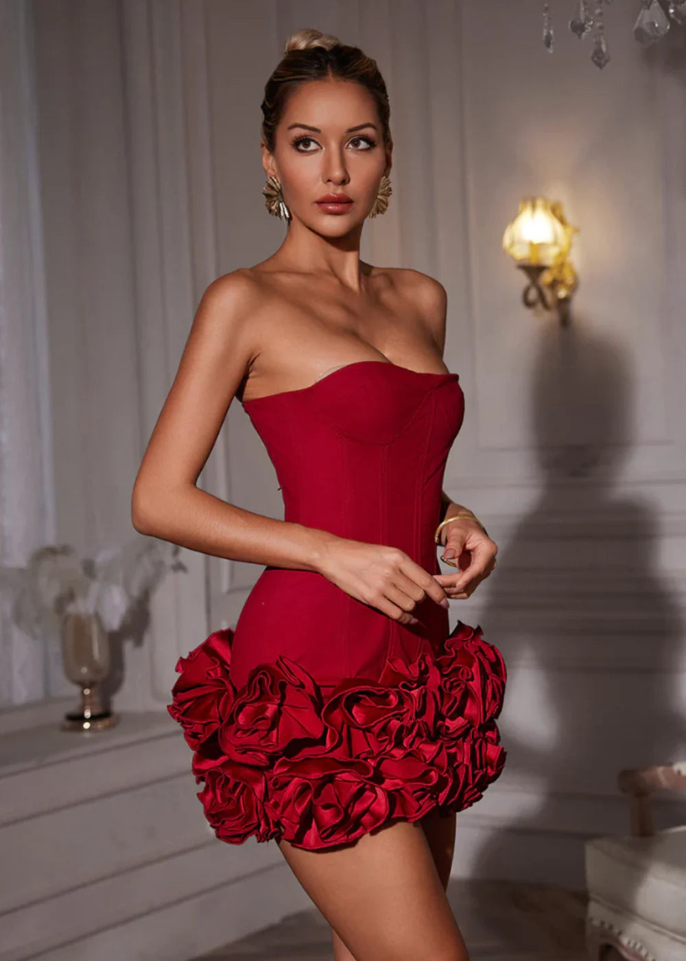 Valerisse Corset Party Mini Dress Set