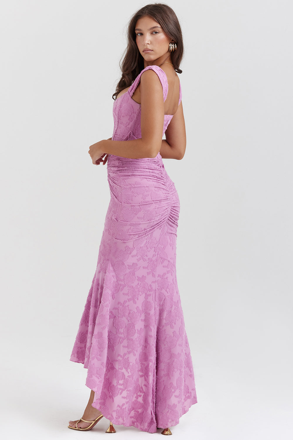 Celeste Draped Corset Gown 3