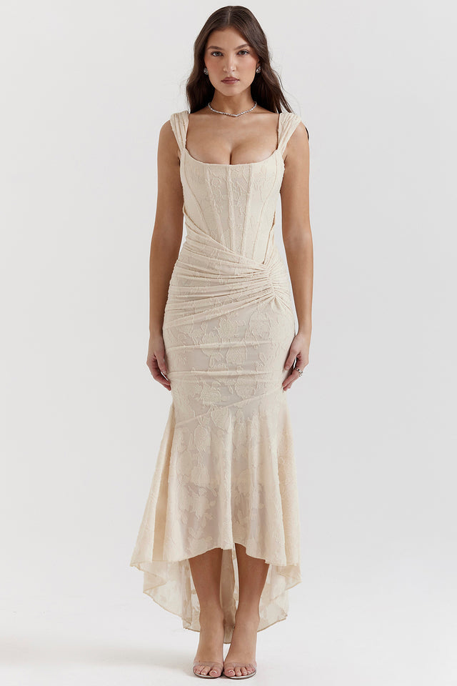 Celeste Draped Corset Gown 6