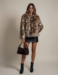 Valerisse Luxe Faux Fur Statement Jacket