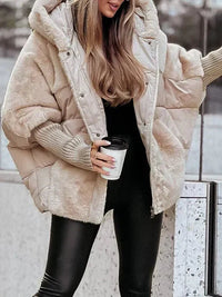 Vespera Faux-Fur Panel Insulated Winter Puffer Jacket