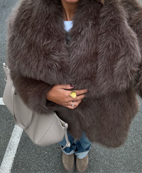 Vespera Oversized Faux-Fur Coat
