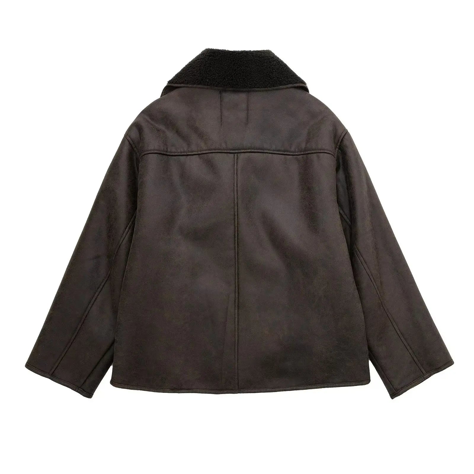 Victoria Shearling-Lined Vintage Leather Jacket