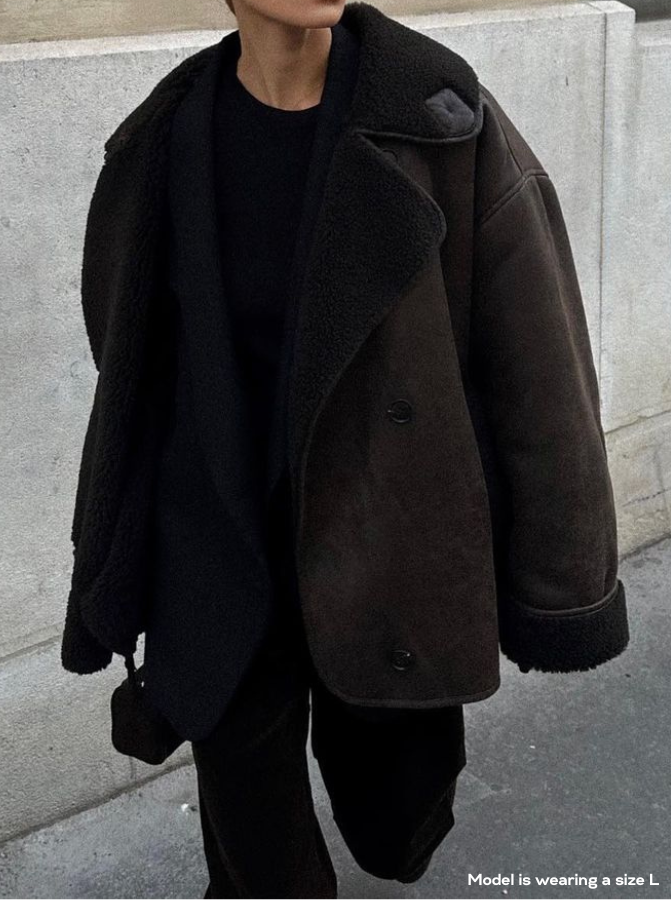 Victoria Shearling-Lined Vintage Leather Jacket