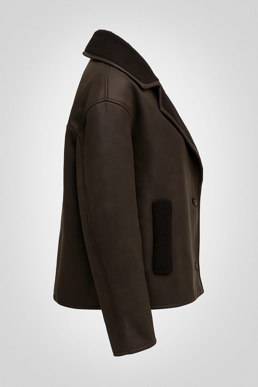 Victoria Shearling-Lined Vintage Leather Jacket