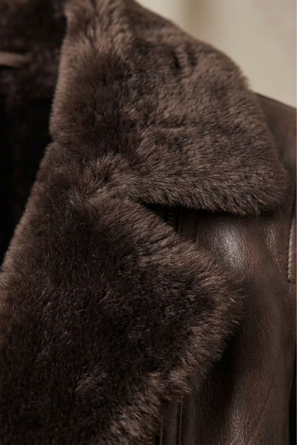 Wynne Shearling-Lined Leather Jacket