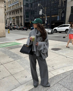 Elise Relaxed Pullover & Scarf Set