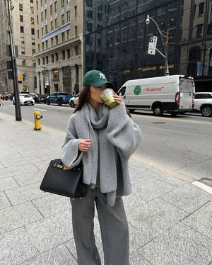 Elise Relaxed Pullover & Scarf Set