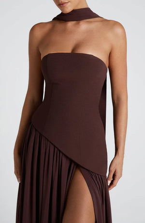 Amelina Strapless Maxi Dress